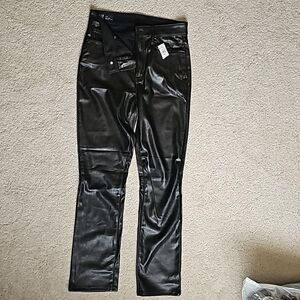 Gap faux leather jean